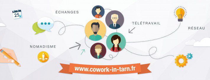 COWORK’IN TARN, premier réseau tarnais du travail collaboratif et du télétravail